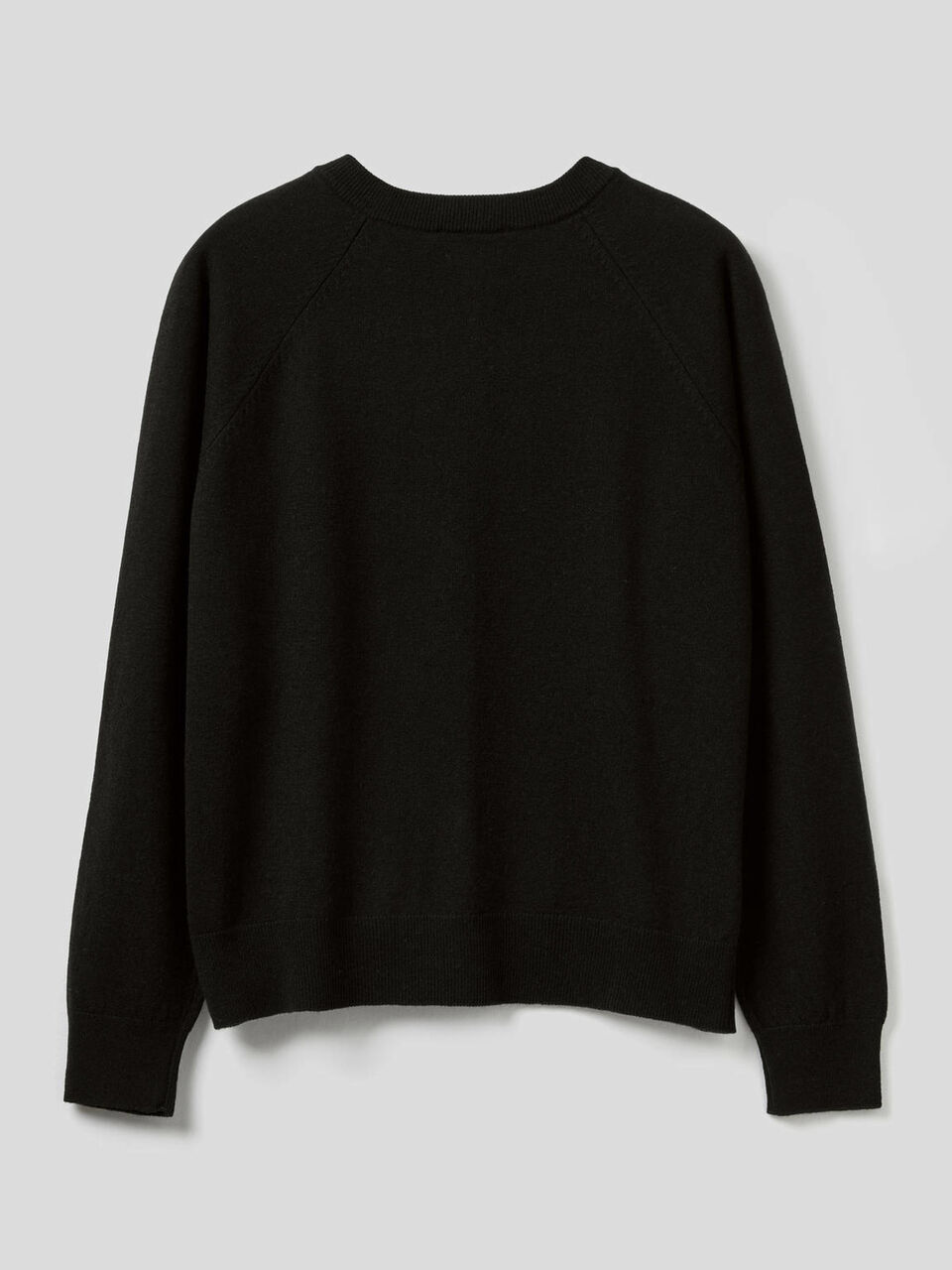 Cardigan girocollo in misto lana e cashmere image number 2