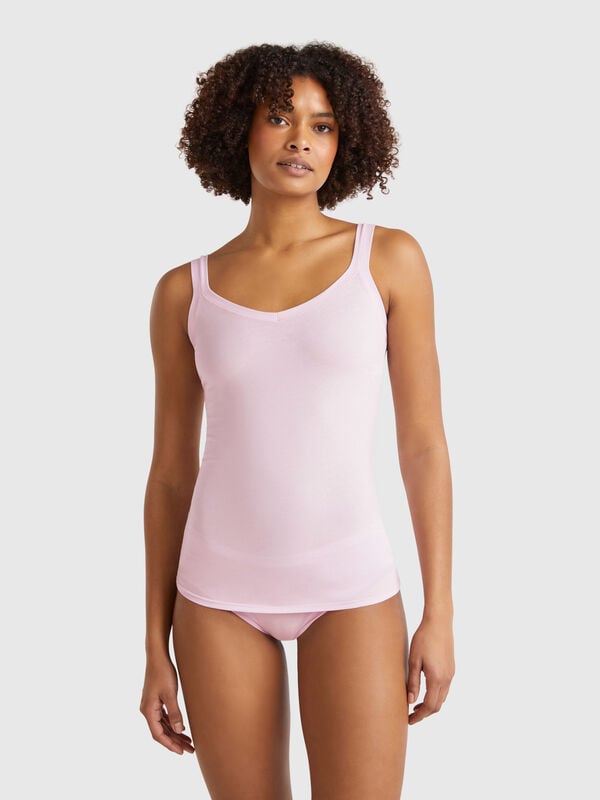 Canotta intima in cotone super stretch Donna