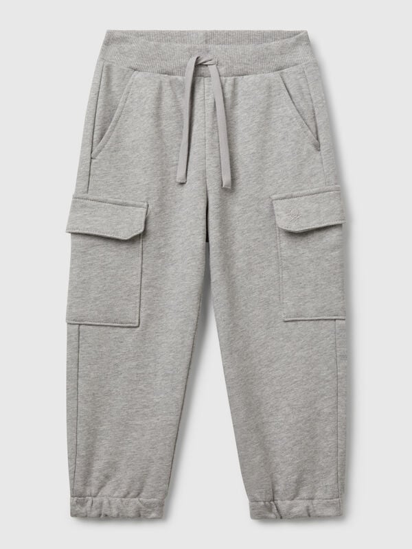 Pantaloni cargo in felpa Bambino