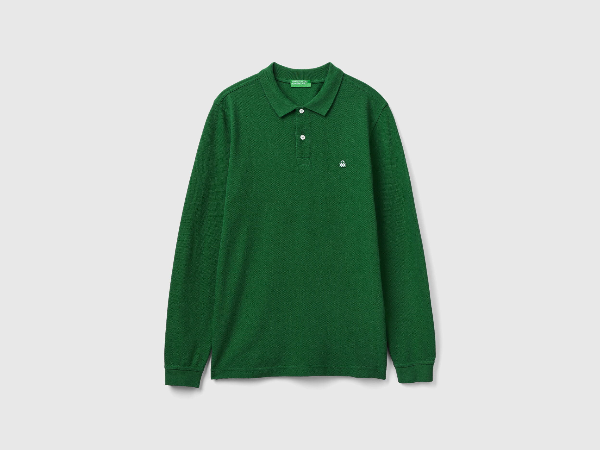 Polo manica lunga benetton hotsell