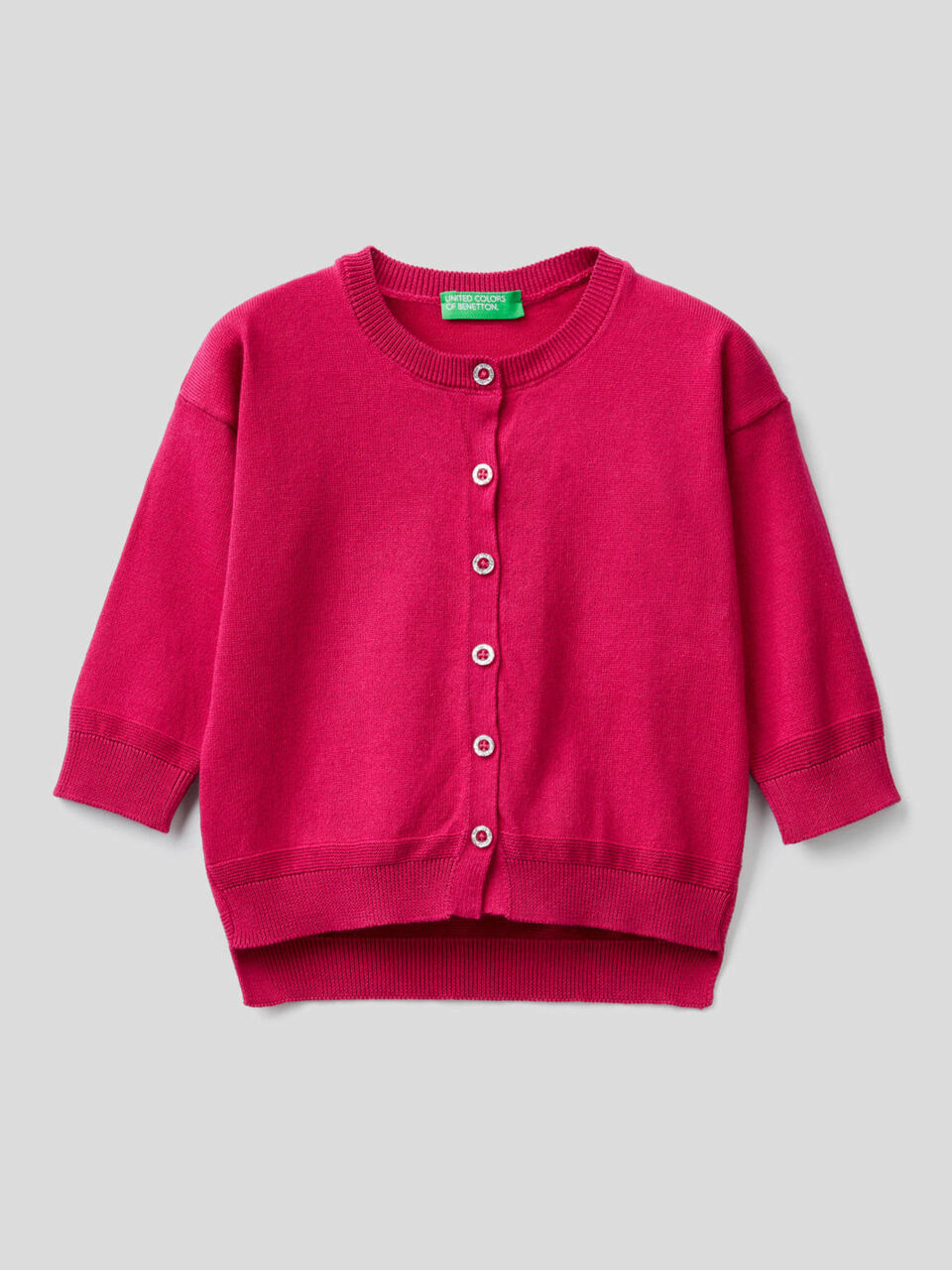 Cardigan con bottoni glitter image number 1