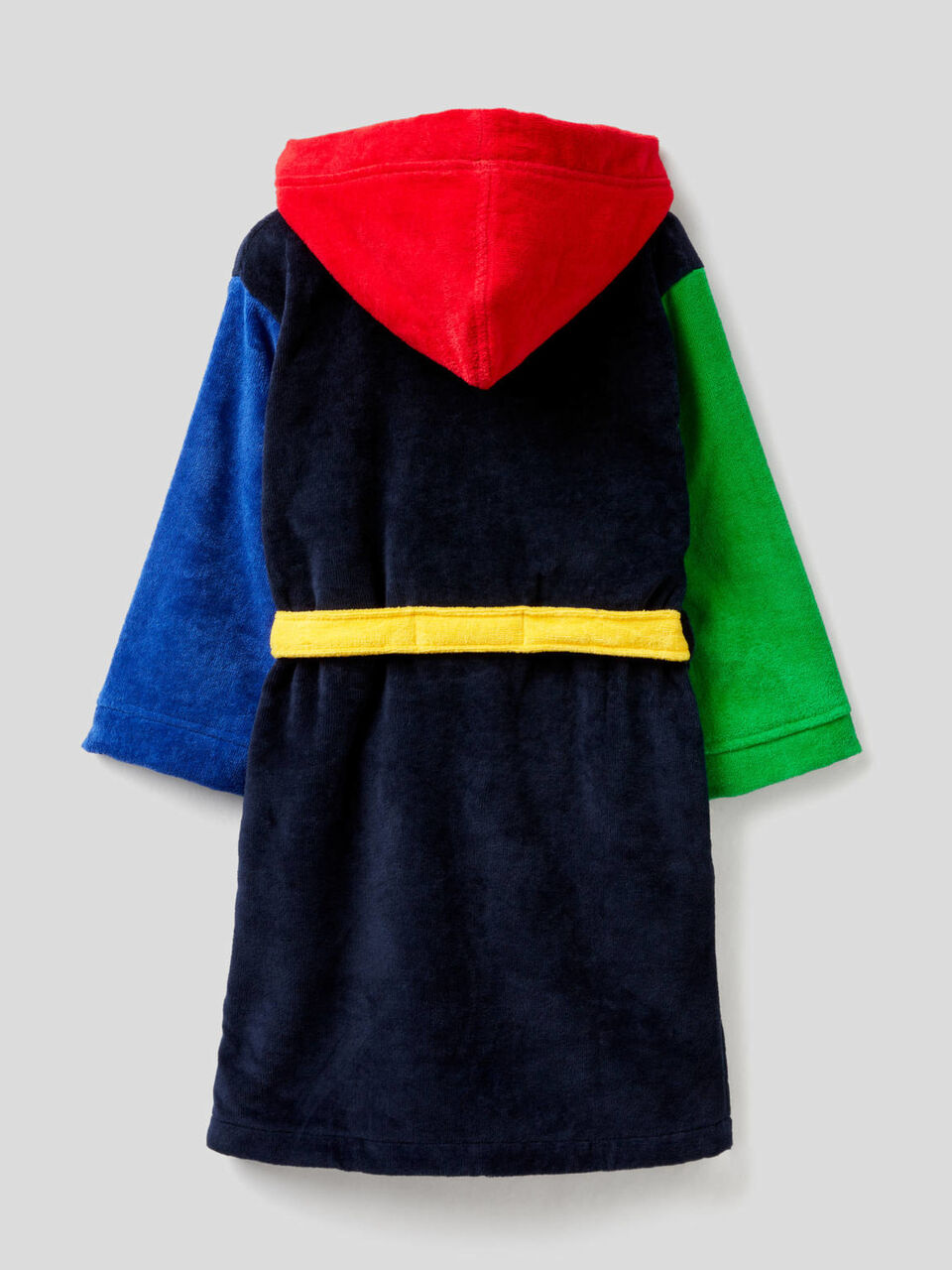Accappatoio color block in cotone image number 2