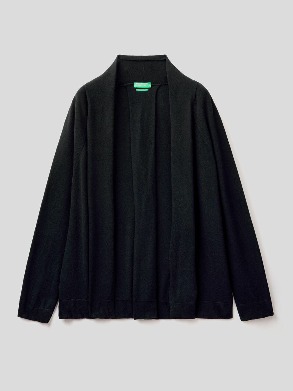 Cardigan con piega sul retro image number 1