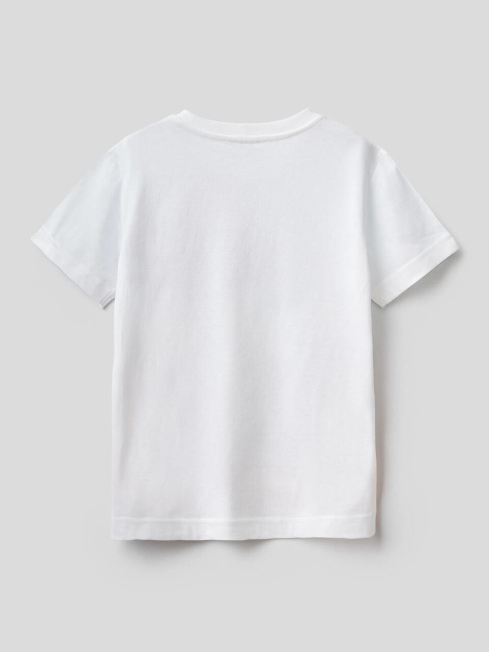 T-shirt con inserto in rete stampata image number 2