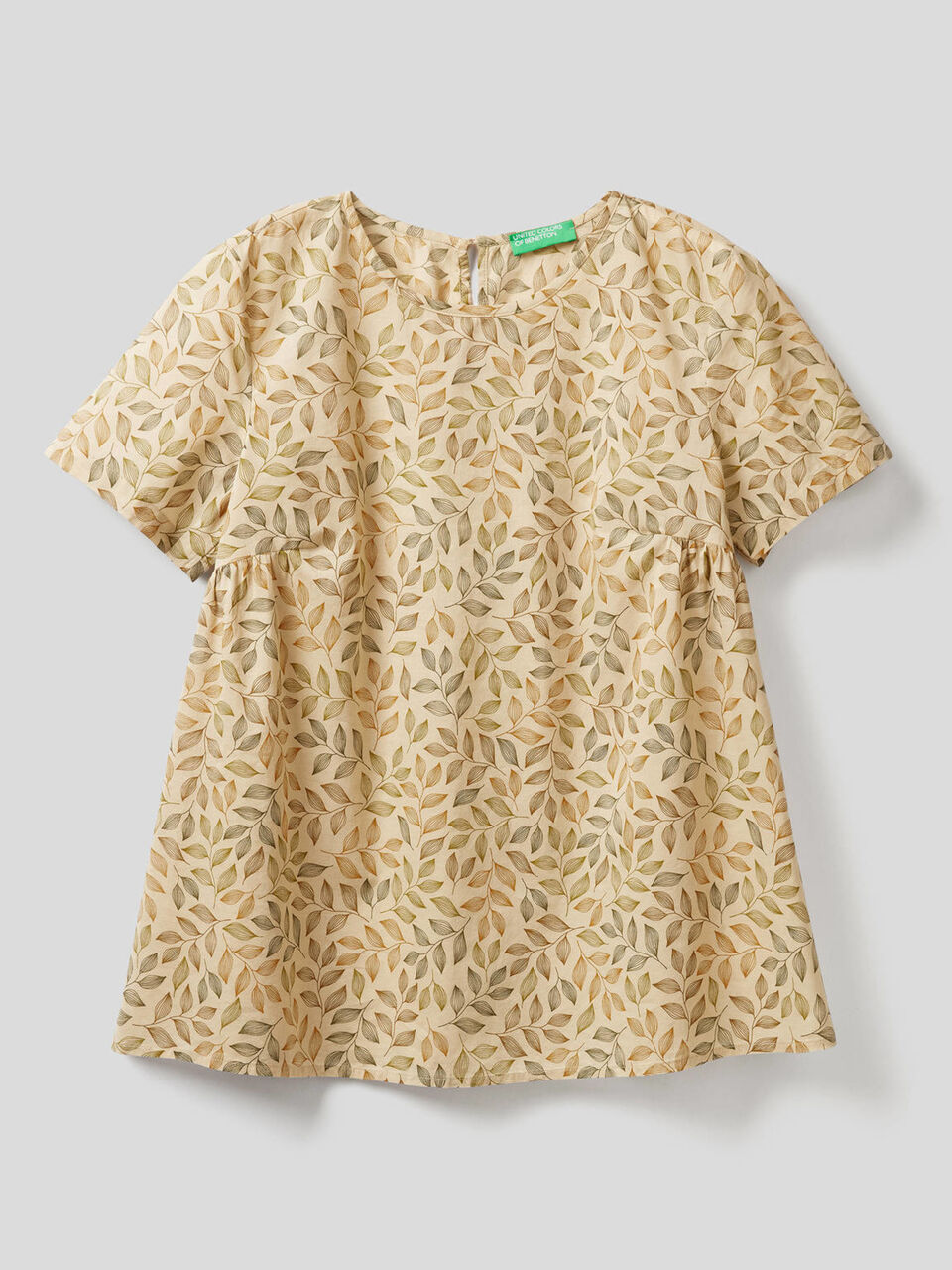 Blusa fantasia in puro cotone image number 1