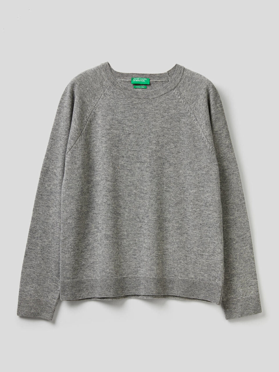 Maglia girocollo in misto lana e cashmere image number 1