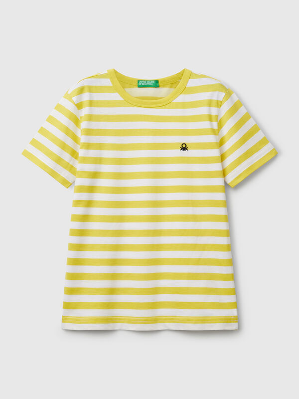 Maglietta a righe 100% cotone Bambino