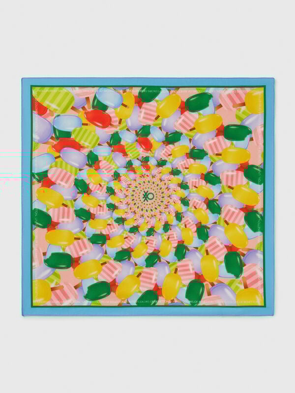 Bandana con pattern gelati Donna