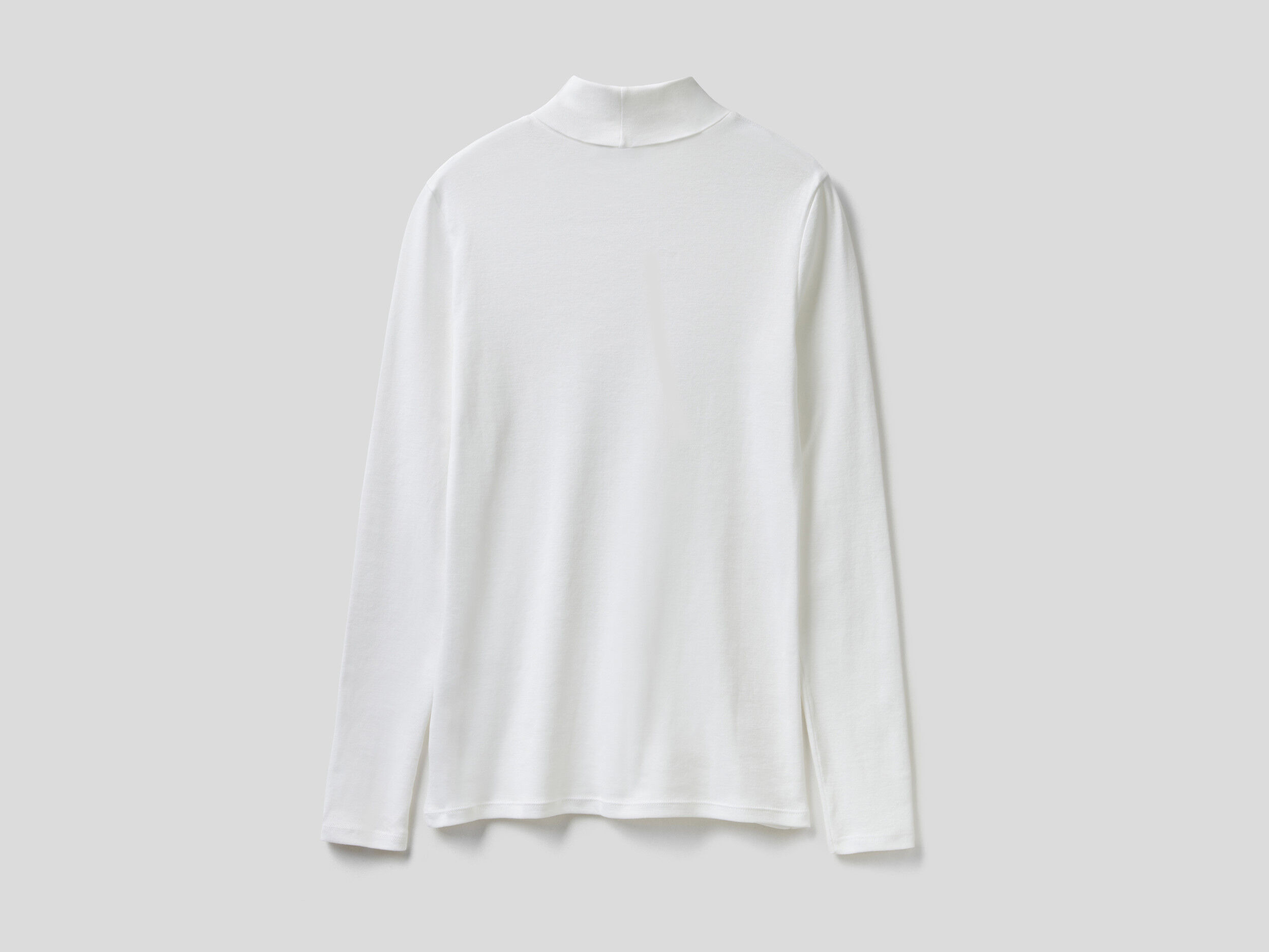 T-shirt A Manica Lunga Con Collo Alto United Colors of Benetton Donna Abbigliamento Top e t-shirt T-shirt T-shirt a maniche lunghe 