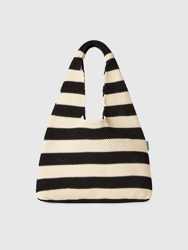 Borsa a spalla crochet Donna