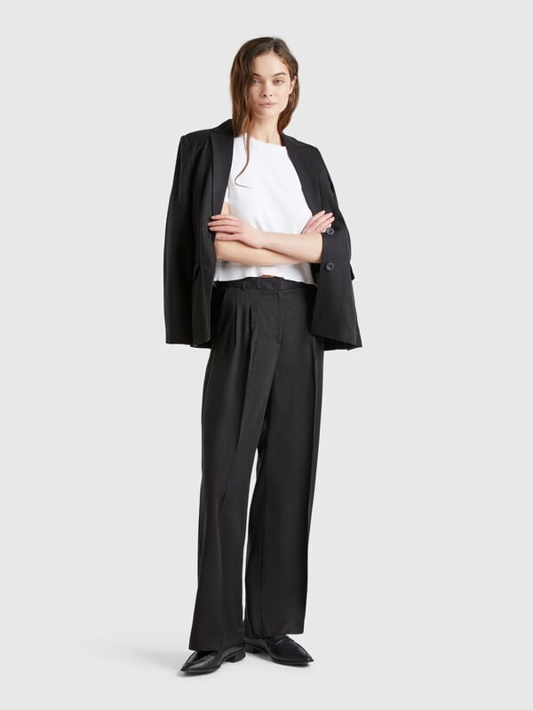 Pantaloni ampi fluidi Donna