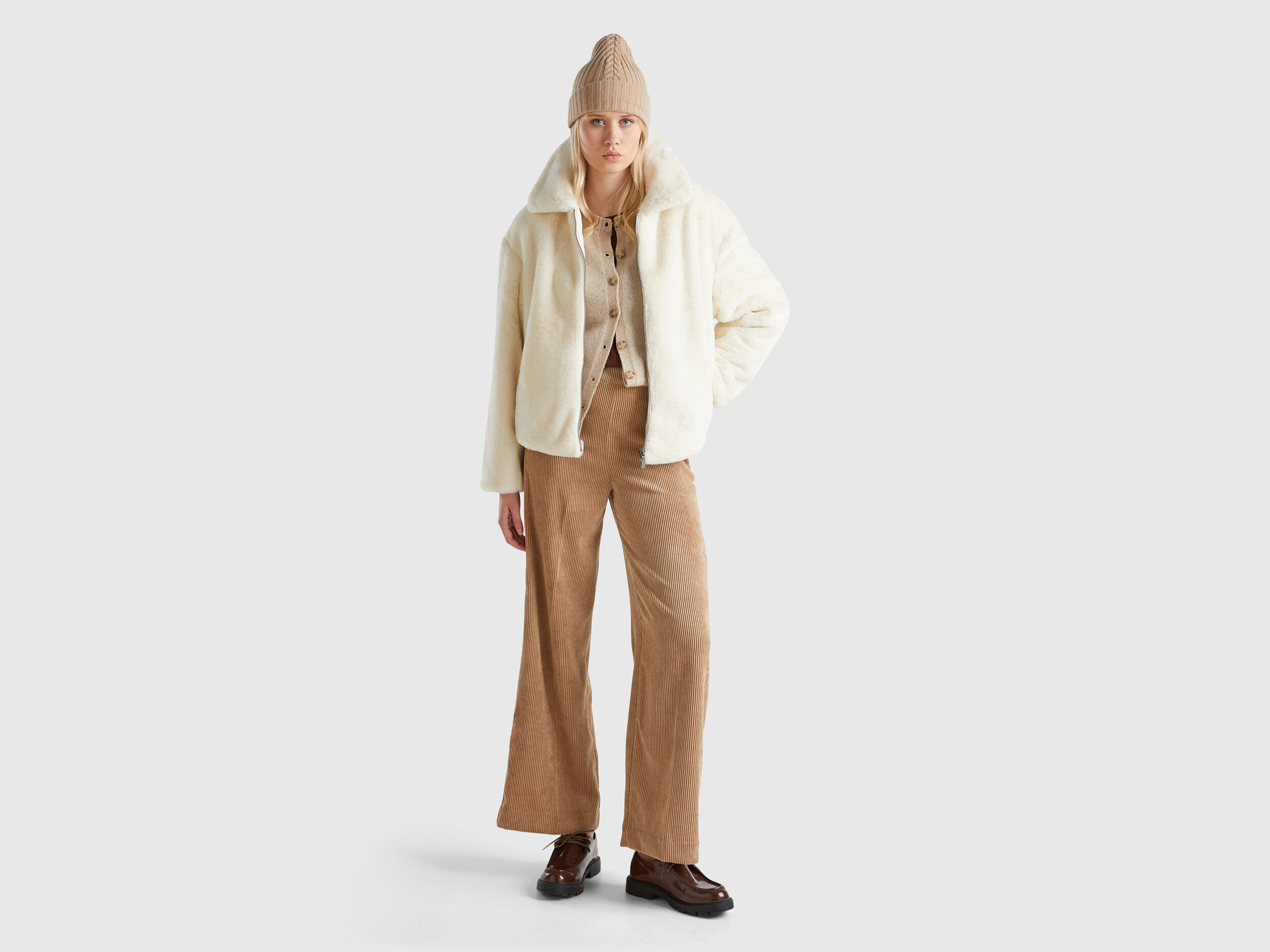 Pantaloni Donna Chino Regular Slim Larghi