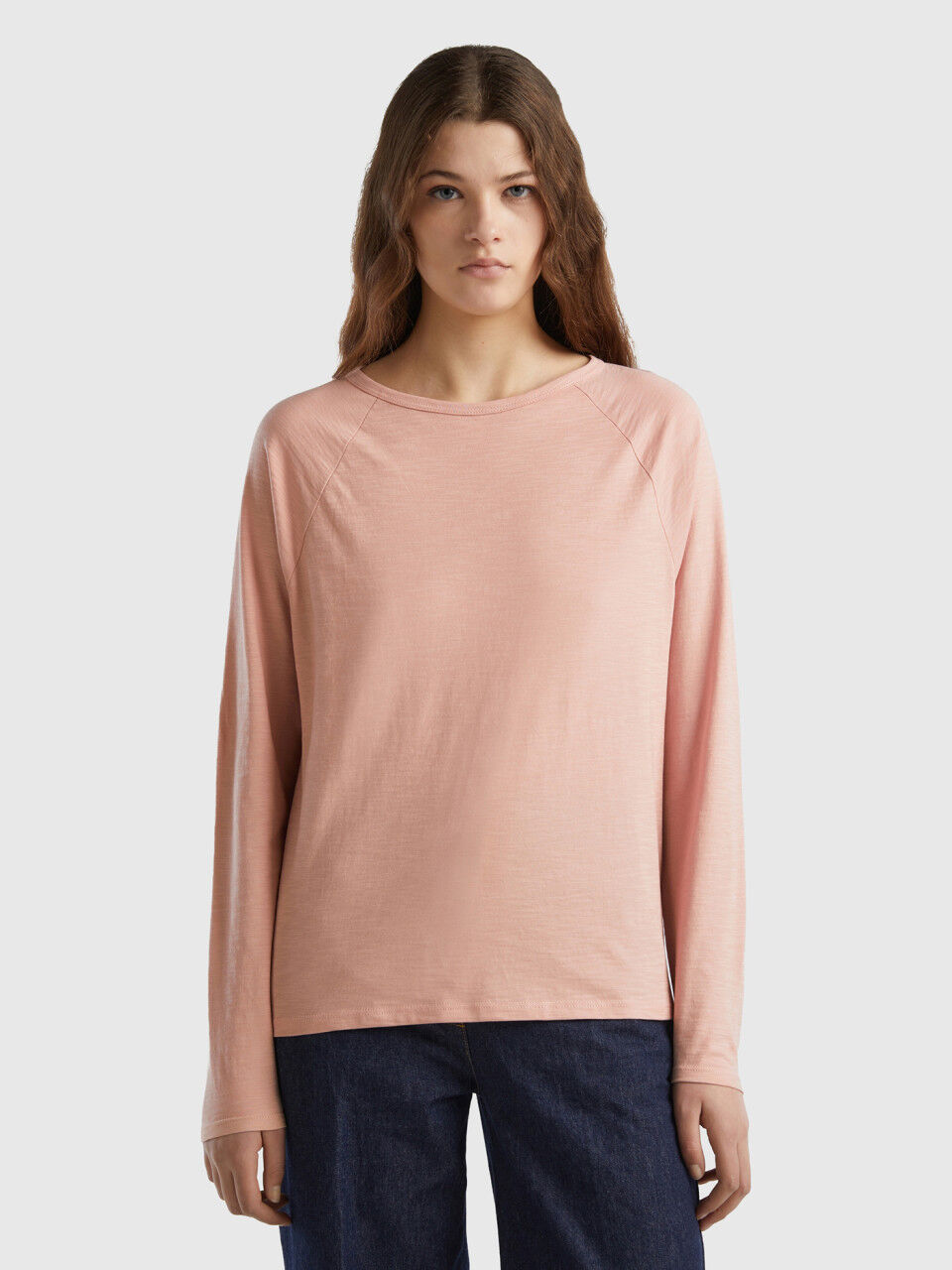 Benetton magliette manica best sale lunga