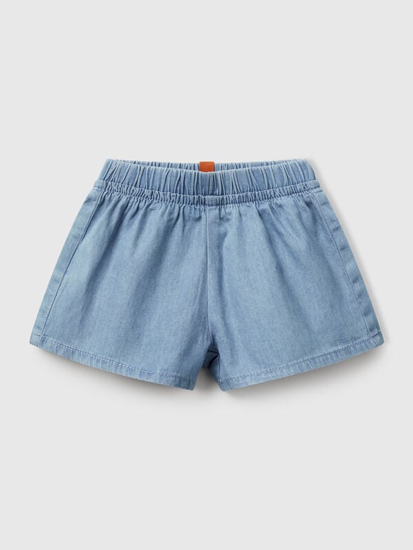 Gonna pantalone in chambray Baby