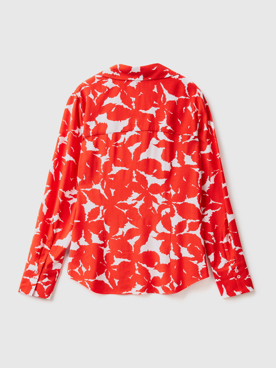 Camicia a fiori in pura viscosa image number 2