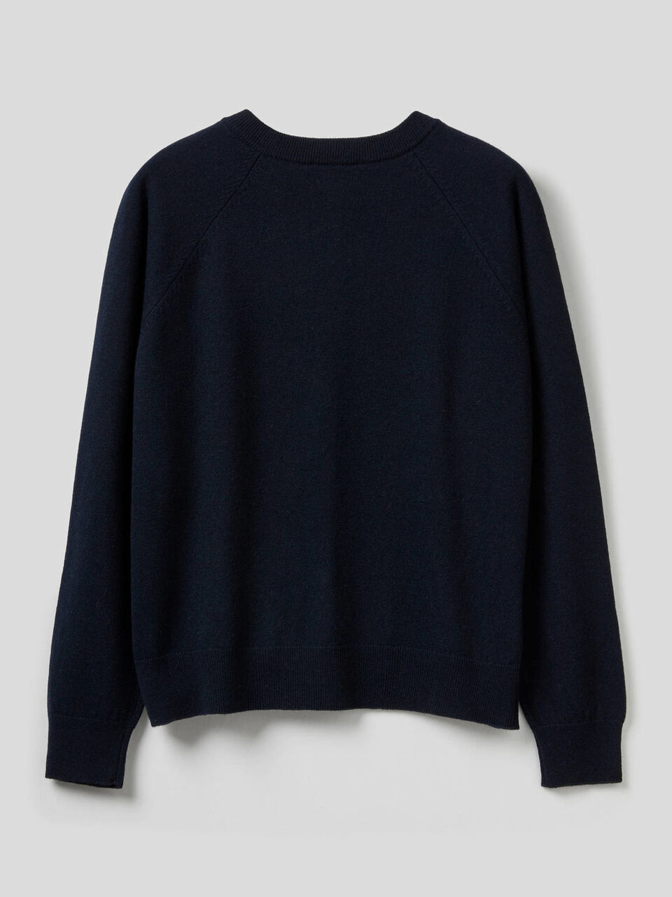 Cardigan girocollo in misto lana e cashmere image number 2