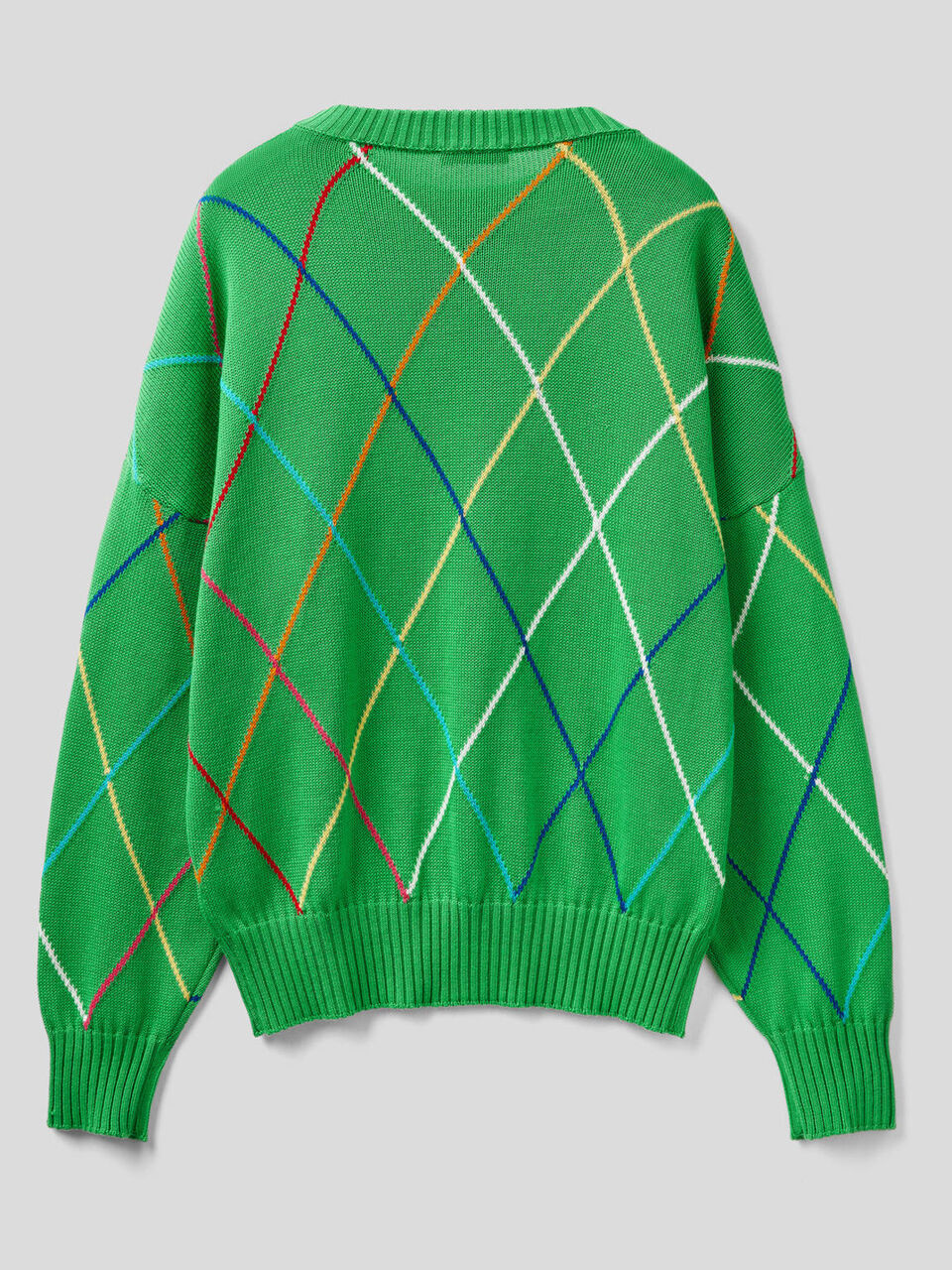Maglia a rombi multicolor image number 2