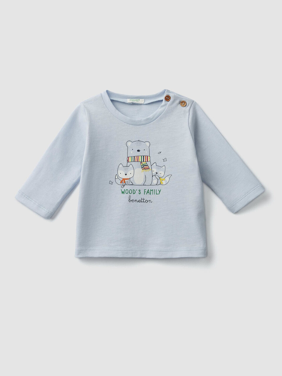 T-shirt in cotone biologico con stampa image number 1