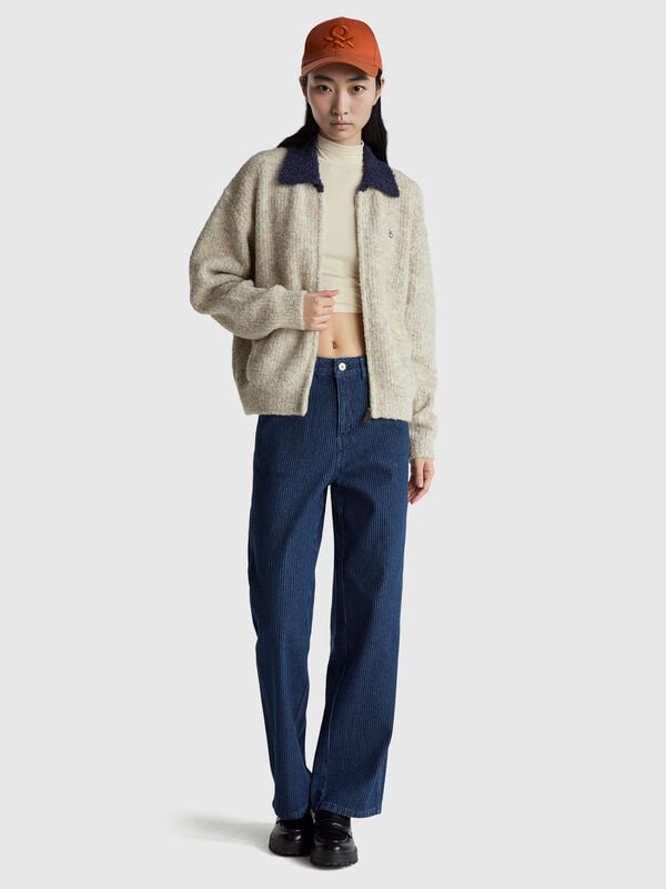 Jeans a righe verticali Donna