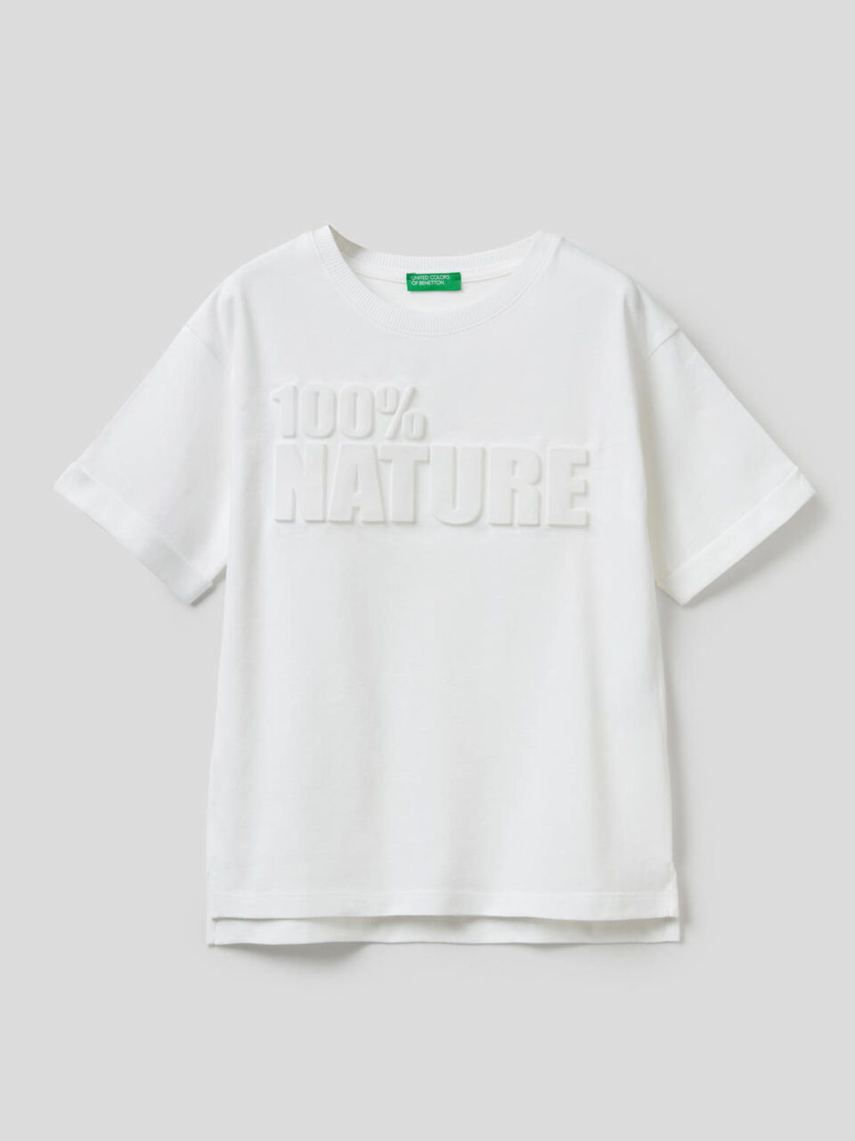 T-shirt con slogan impresso image number 1