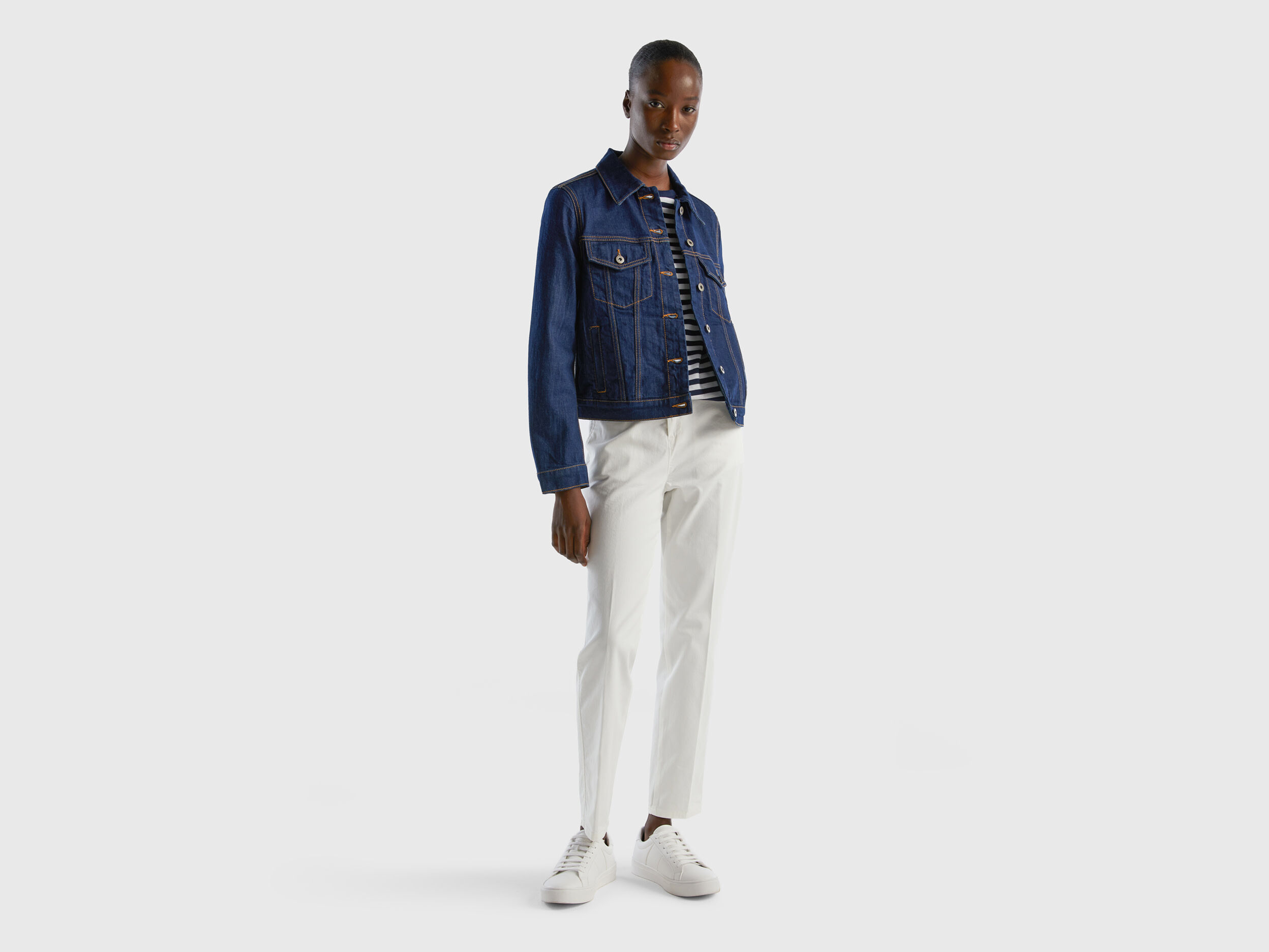 Benetton sales giacca jeans