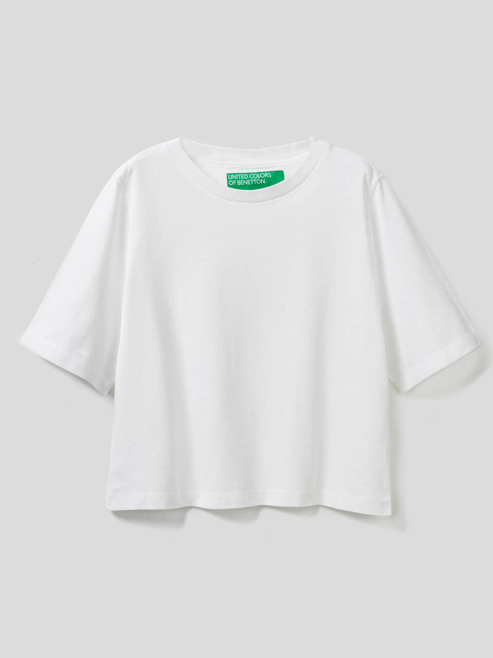 T-shirt boxy fit 100% cotone image number 1