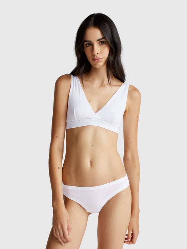 Slip vita bassa in cotone super stretch Donna