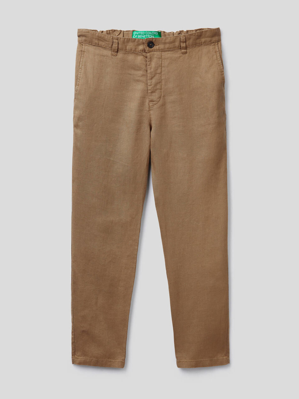 Pantaloni chino in puro lino image number 1
