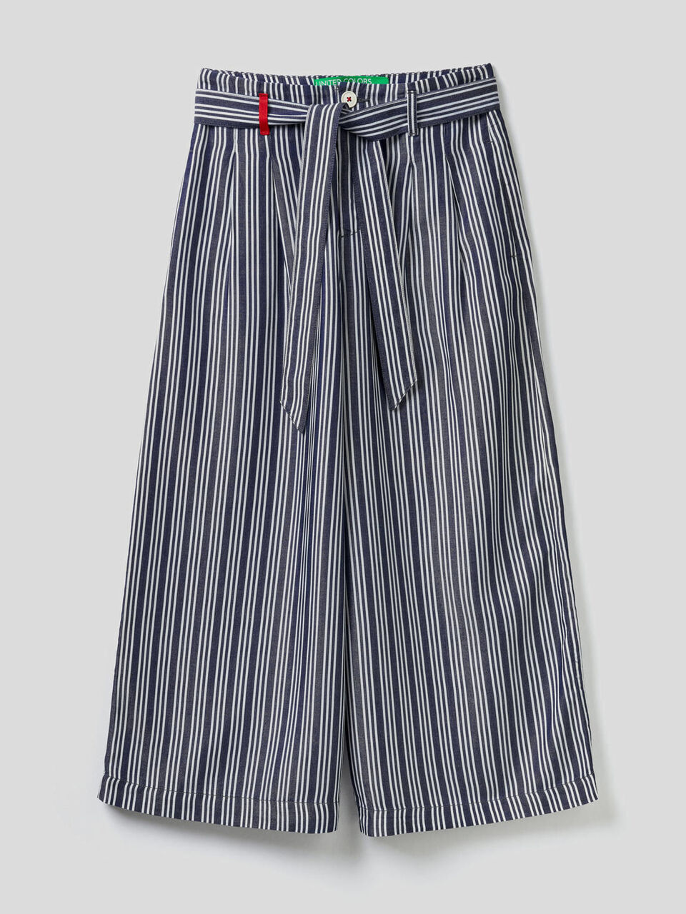 Pantaloni ampi con cintura Donna image number 1