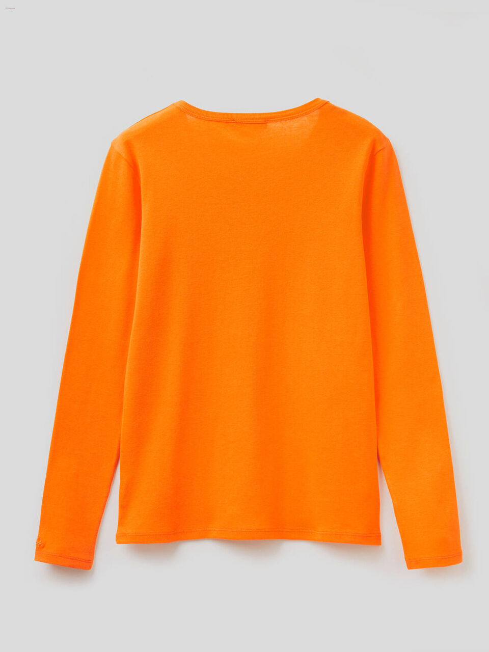 T-shirt a manica lunga in puro cotone image number 2