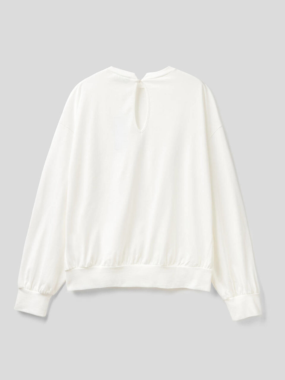 Blusa in jersey di 100% cotone image number 2