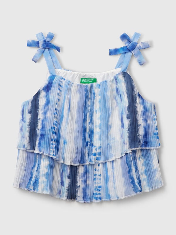 Top plissettato Bambina