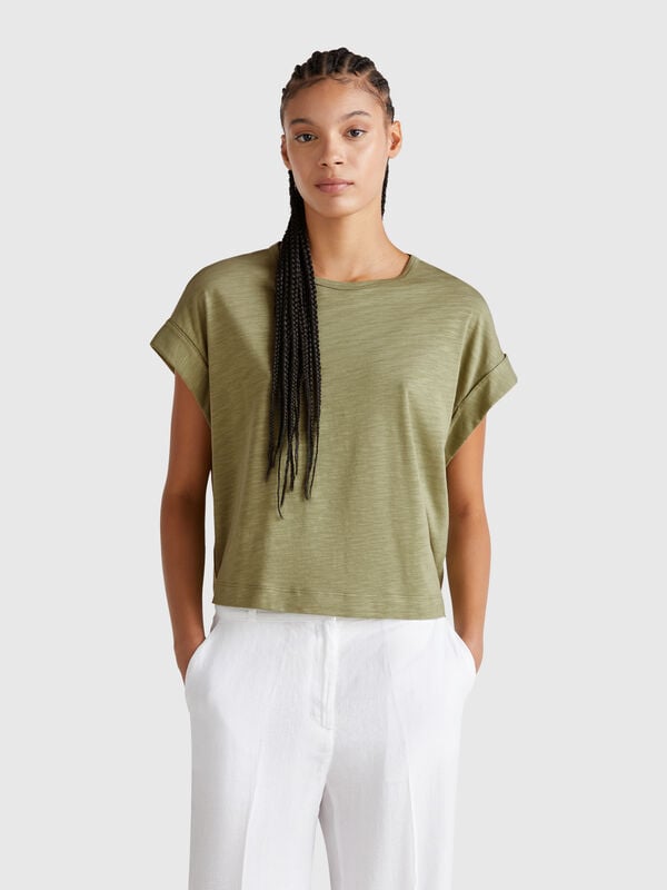 T-shirt boxy fit Donna