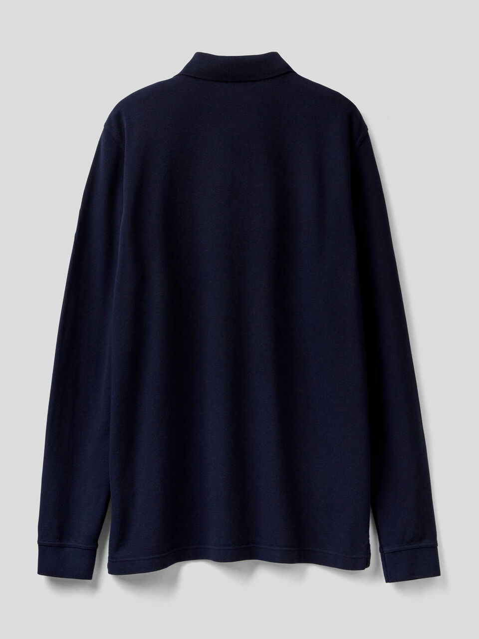 Polo a manica lunga 100% cotone image number 2