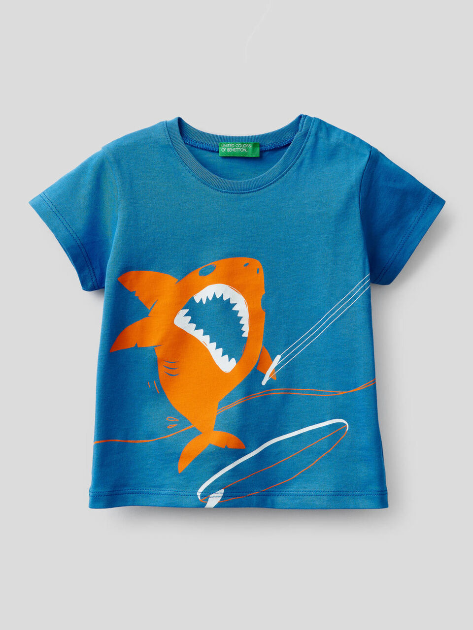 T-shirt in puro cotone con stampa image number 1