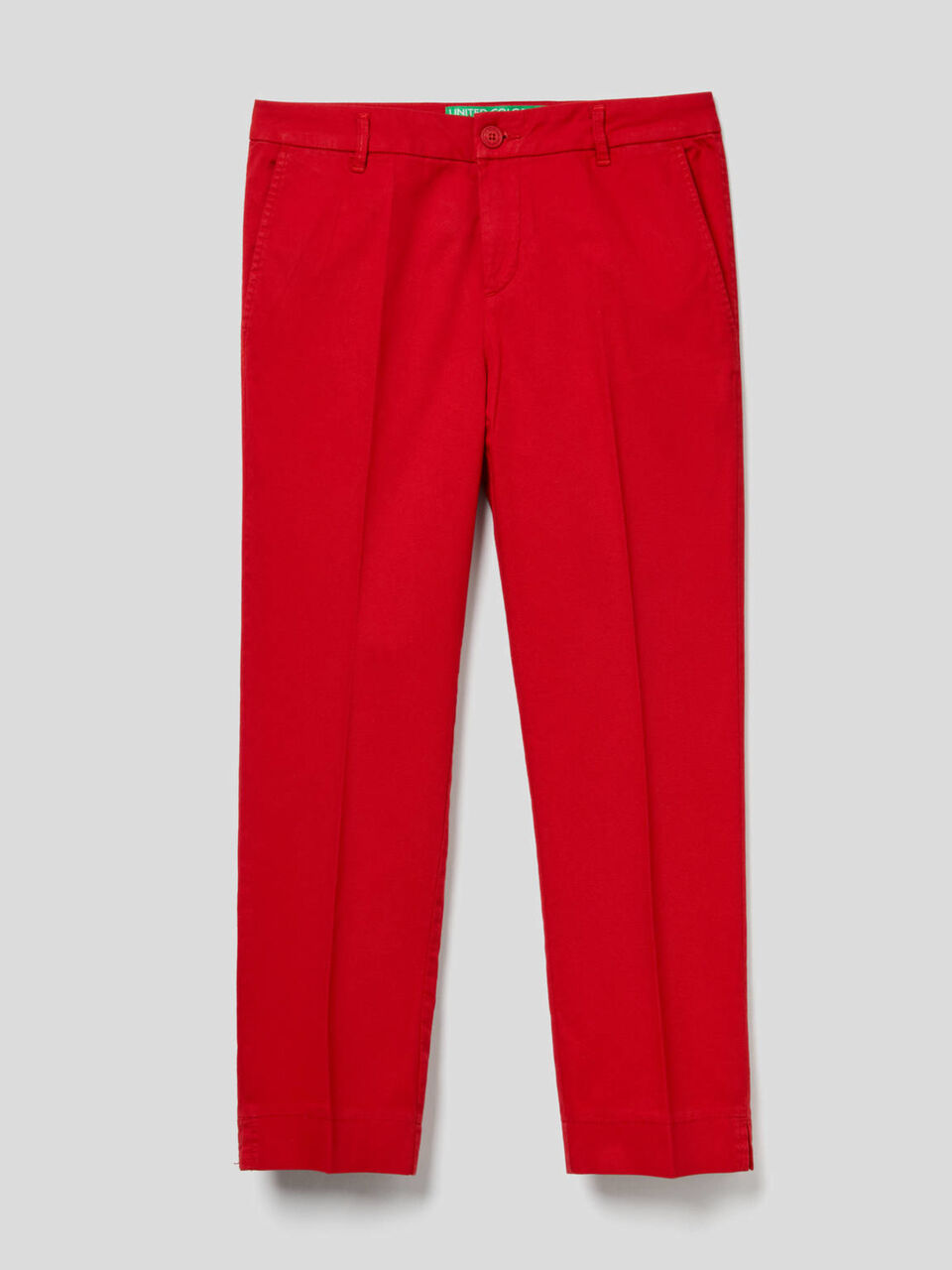Chino cropped in cotone stretch image number 1