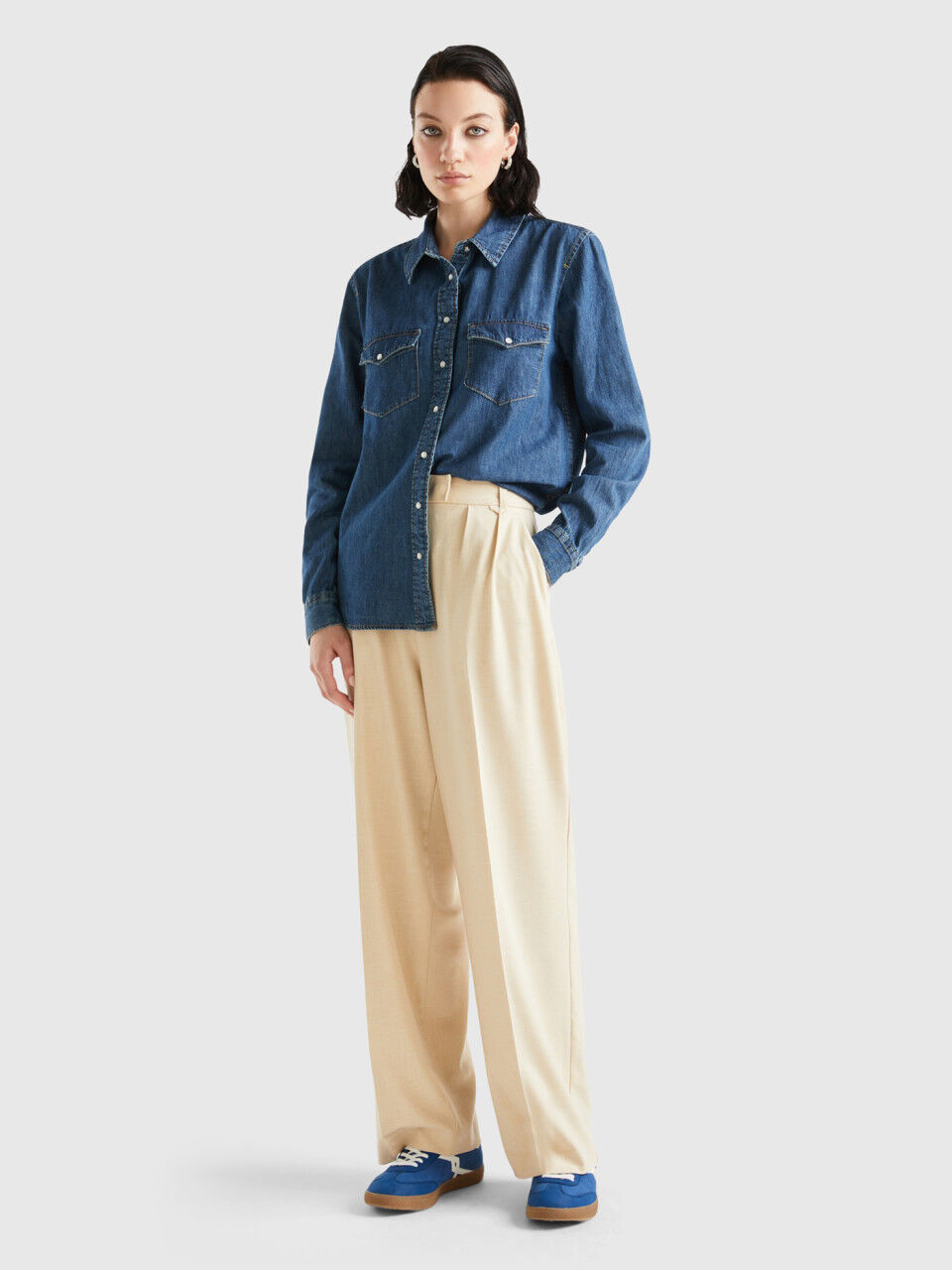 Camicia jeans on sale bambino benetton
