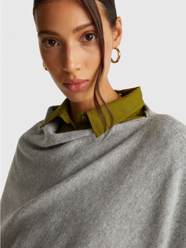 Mantella in misto cashmere Donna