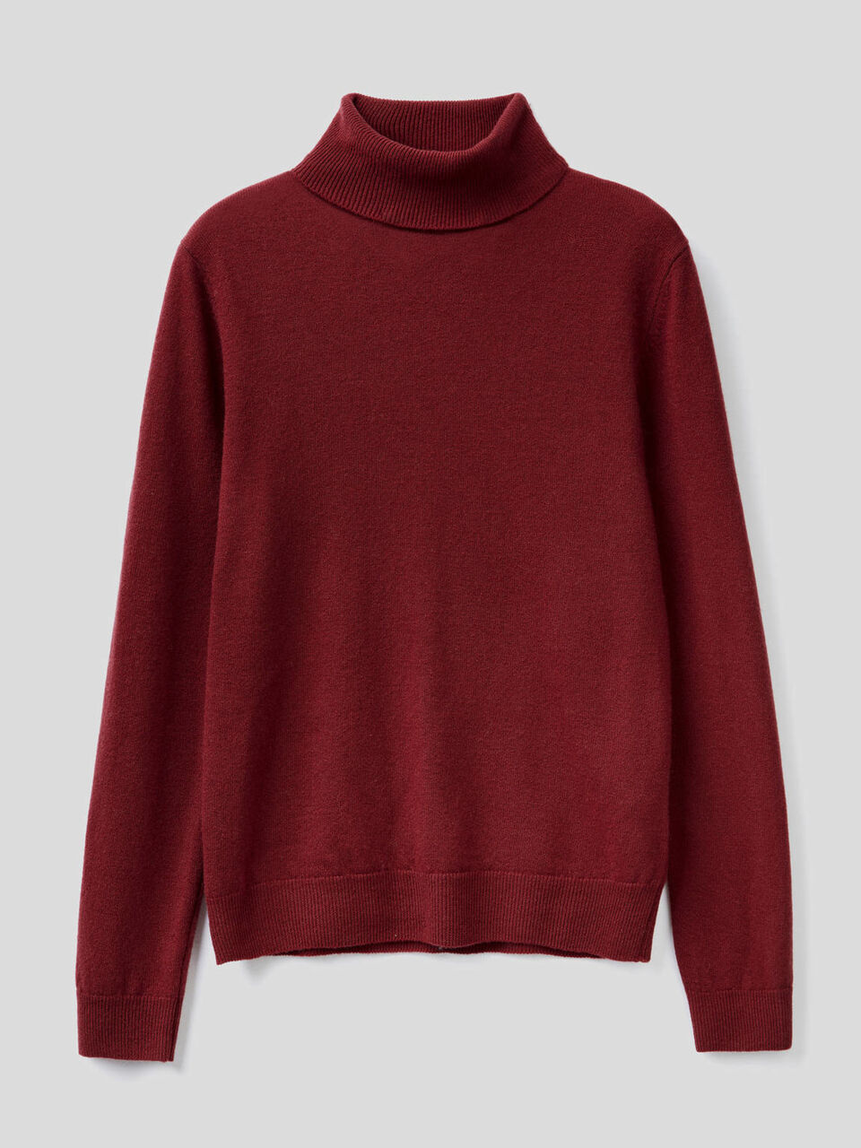 Maglione dolcevita in pura lana vergine image number 1