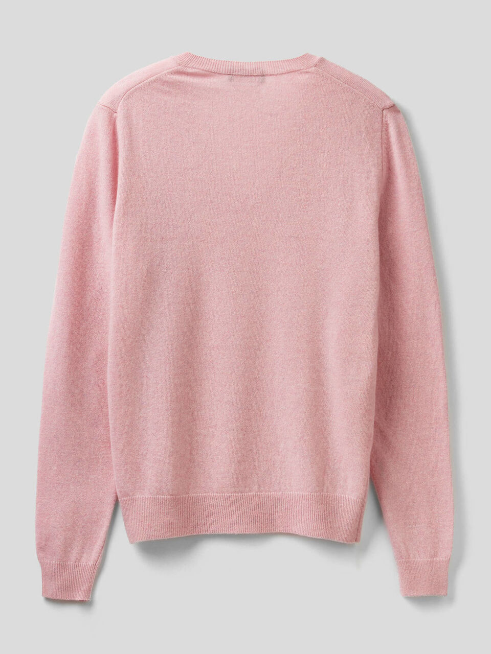 Maglia con scollo a V in pura lana vergine image number 2