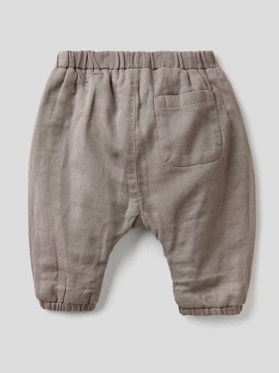 Pantaloni tinta unita in 100% cotone image number 2