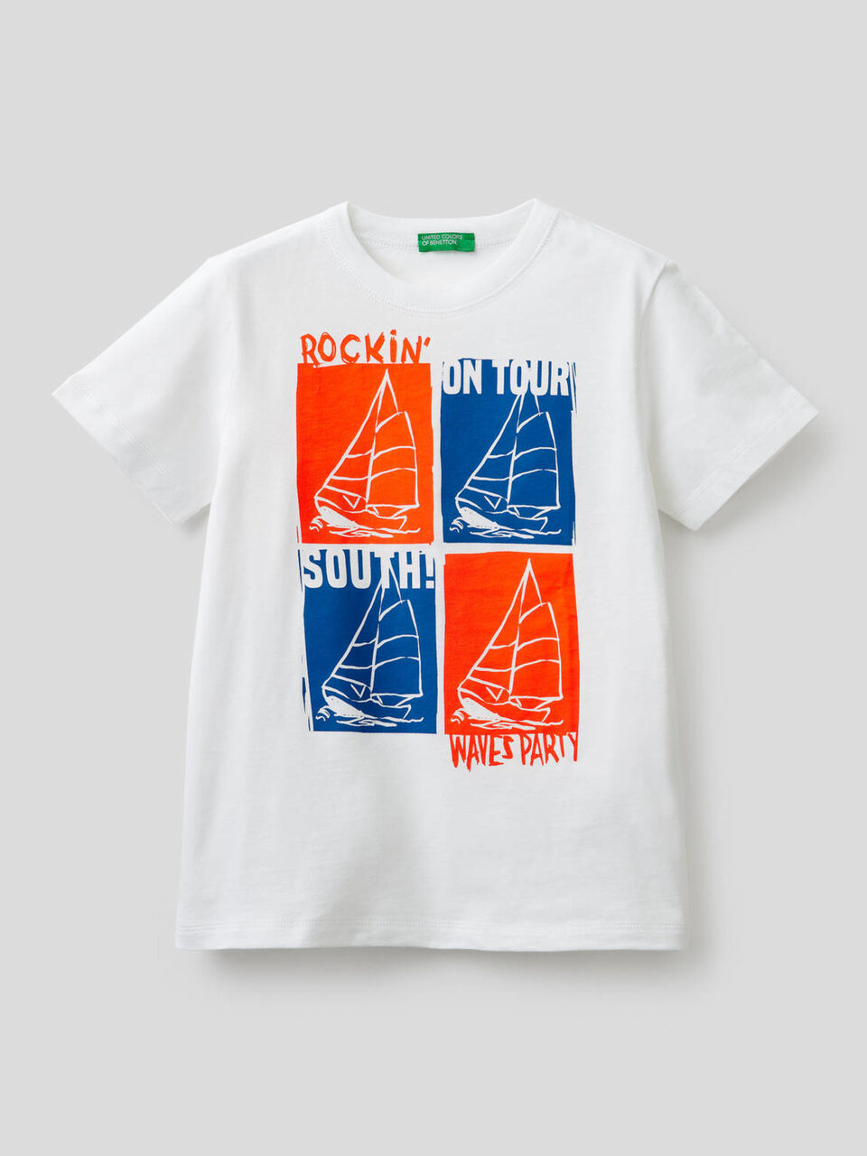 T-shirt 100% cotone con stampa image number 1