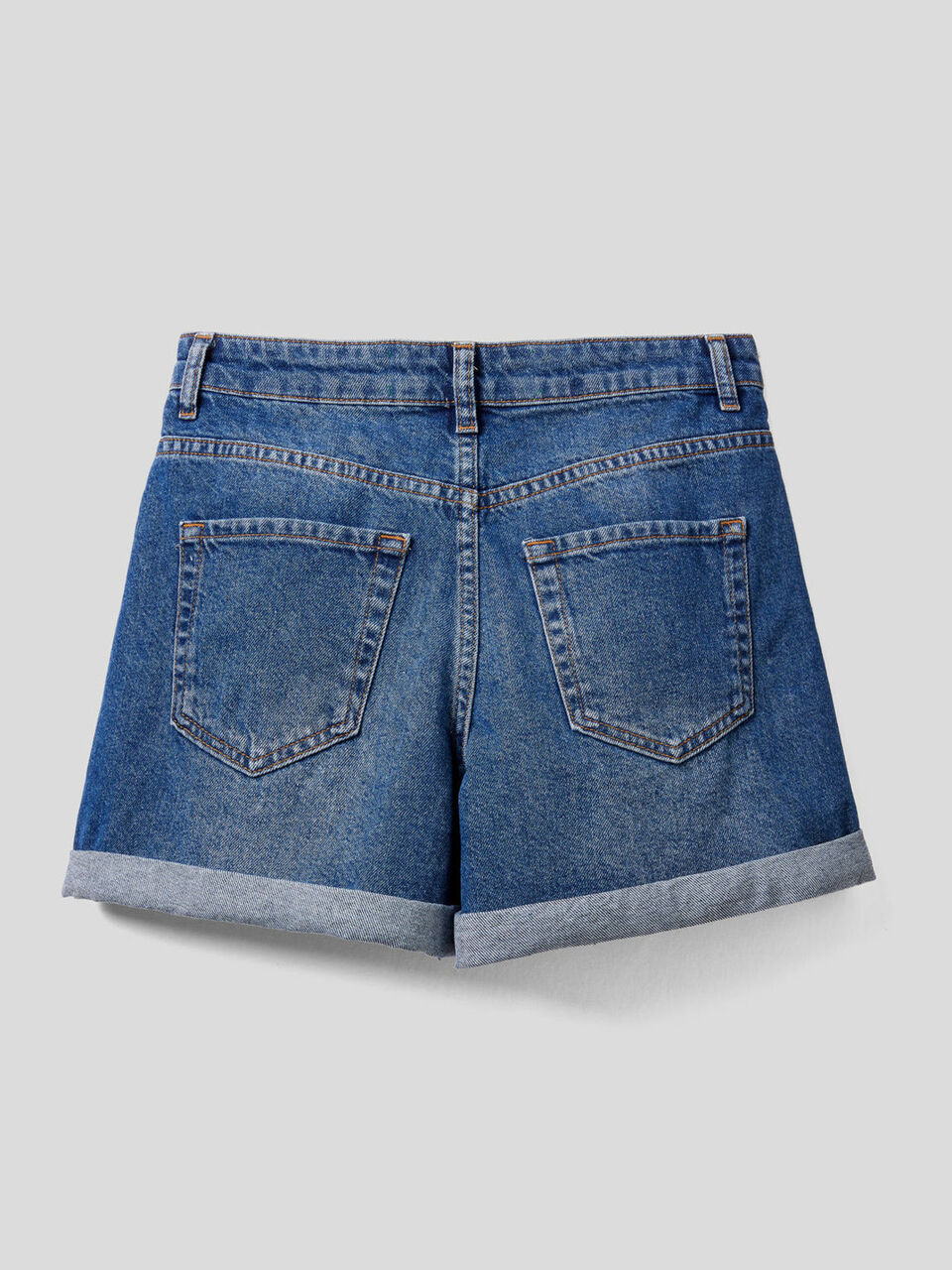 Shorts in jeans 100% cotone image number 2