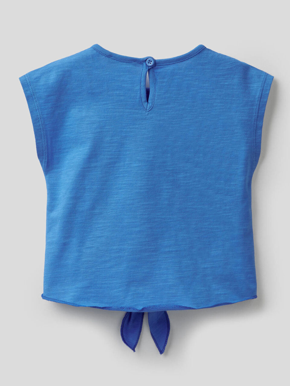 T-shirt 100% cotone con fiocco sul fondo image number 2