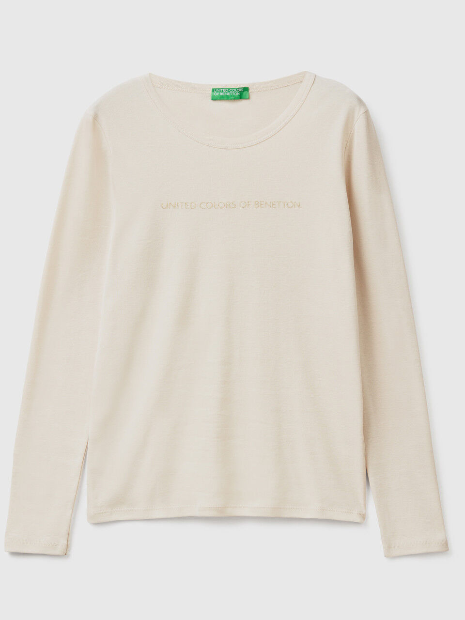 Benetton maglie cotone manica lunga top