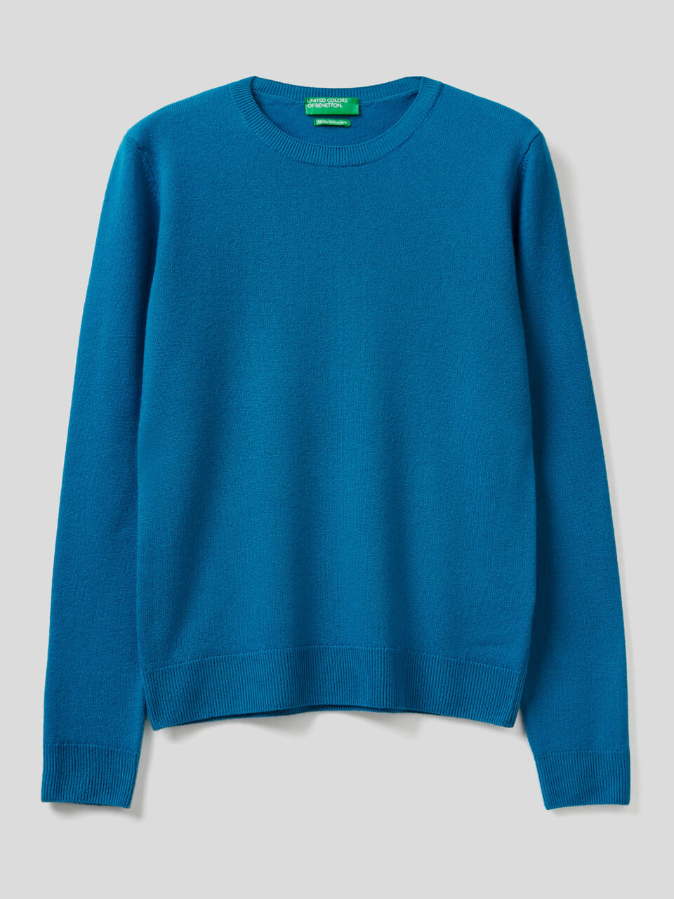 Maglia girocollo in pura lana vergine image number 1