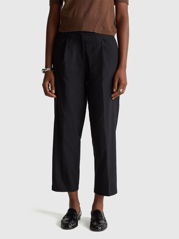 Pantaloni in misto viscosa Pantaloni in misto viscosa Donna