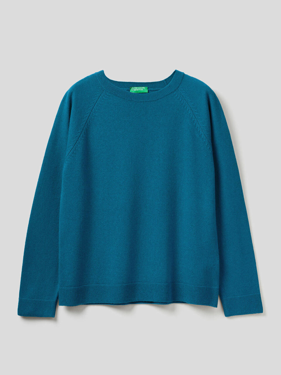 Maglia girocollo in misto lana e cashmere image number 1