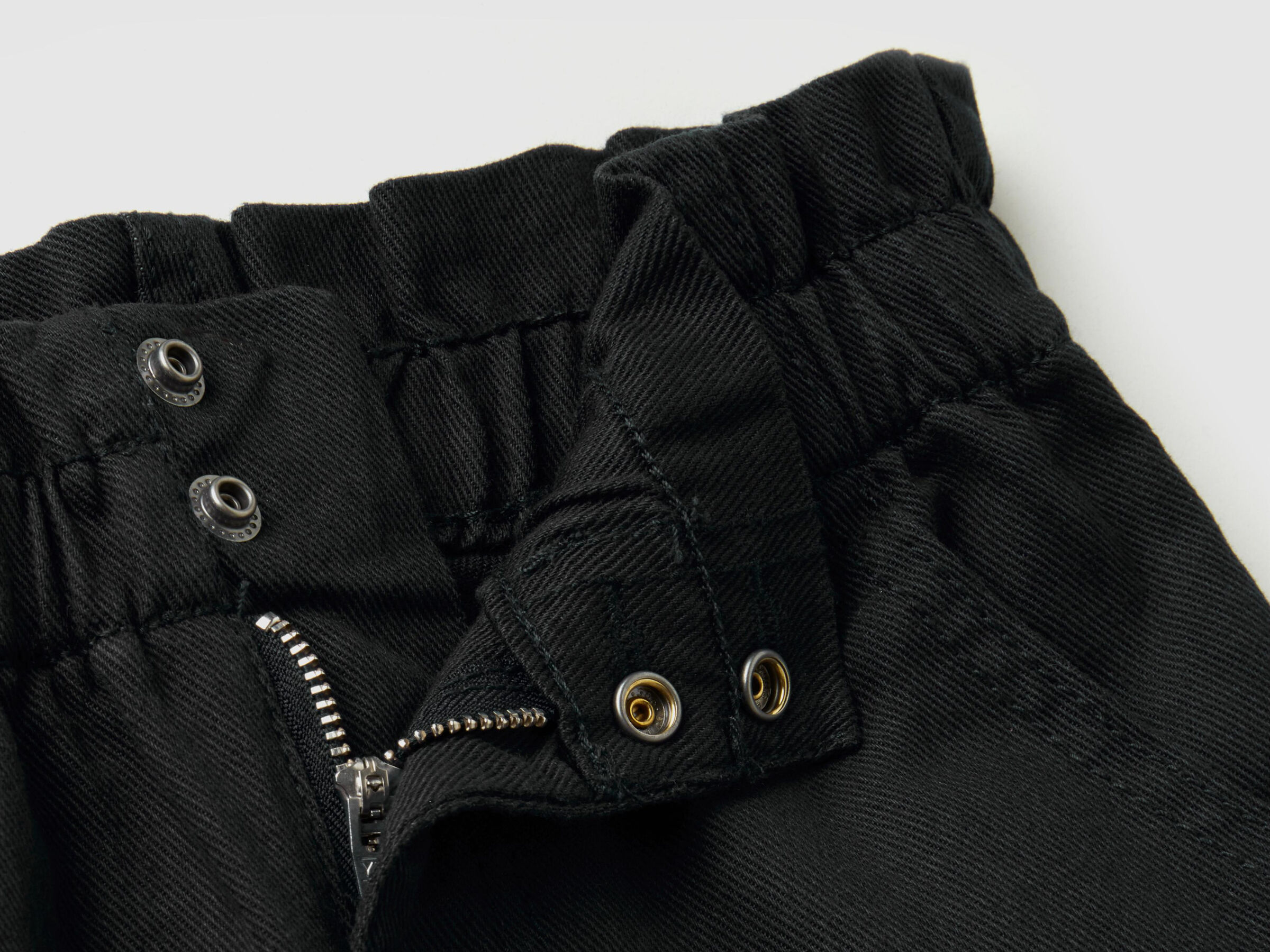 Pantaloni paperbag in twill image number null