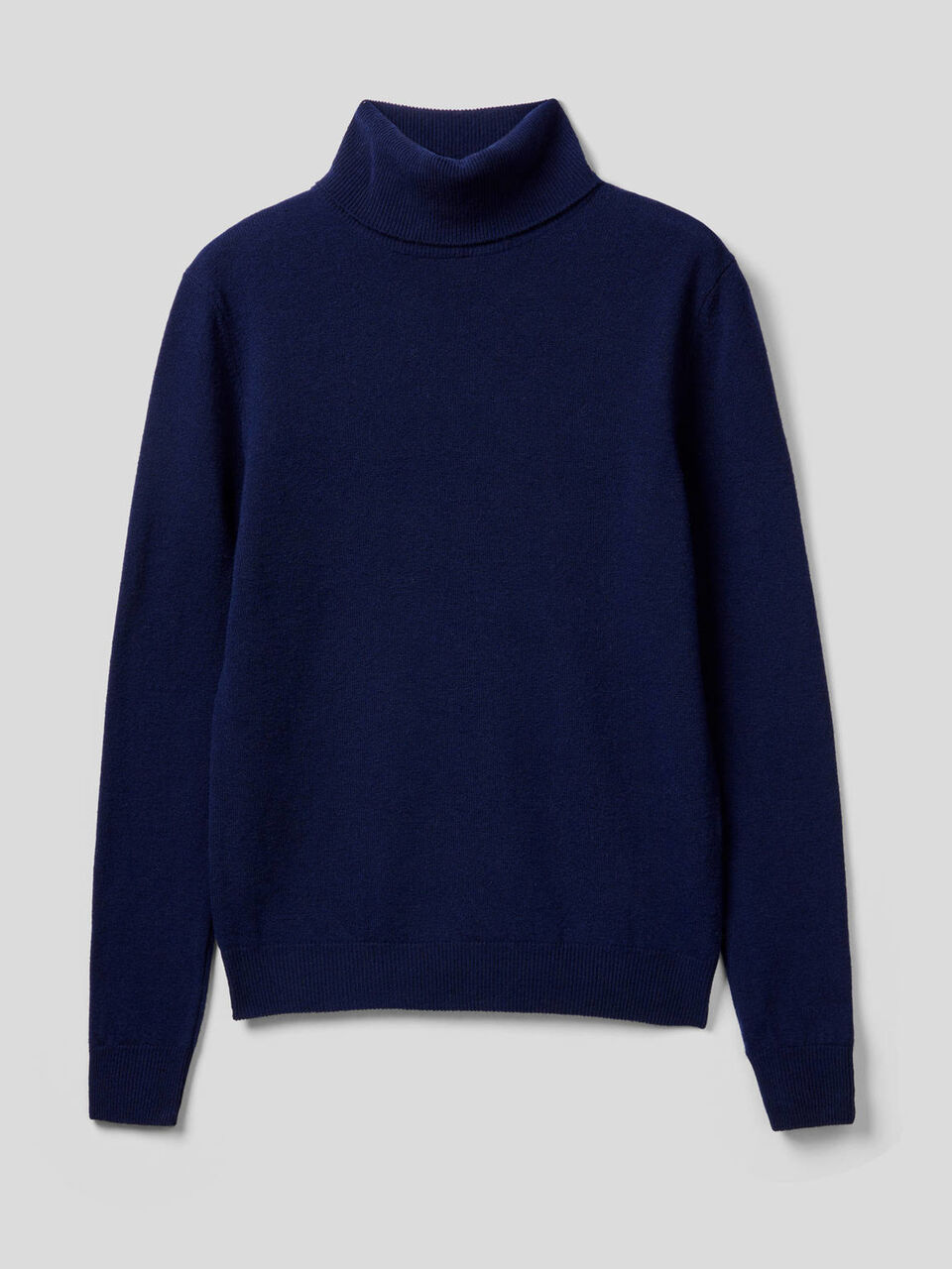 Maglione dolcevita in pura lana vergine image number 1